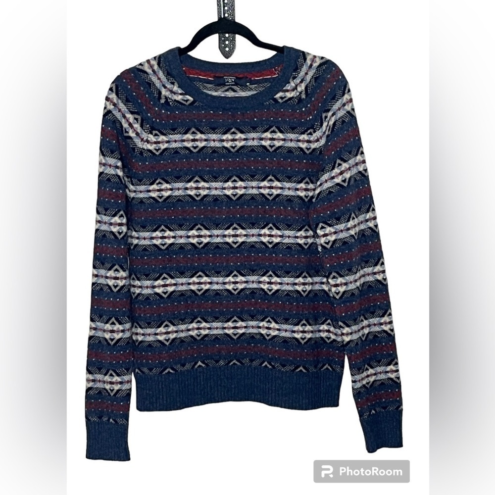 J Crew Factory Lambswool Sweater Sz Large